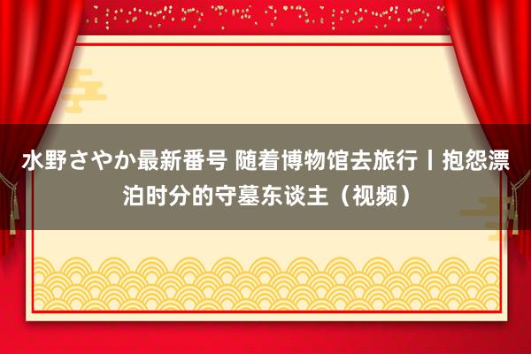 水野さやか最新番号 随着博物馆去旅行丨抱怨漂泊时分的守墓东谈主（视频）